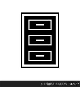 cabinet icon design, flat style icon collection