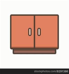 cabinet icon design vector template