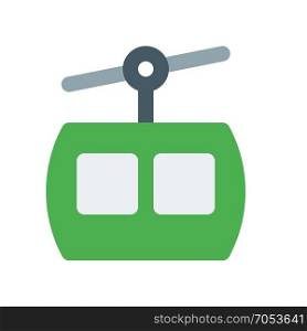 cable car icon on isolated background
