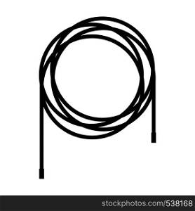 Cable icon in simple style on a white background. Cable icon, simple style