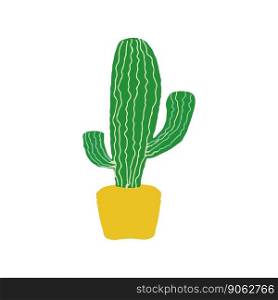 Cactus  home plant floral icon 