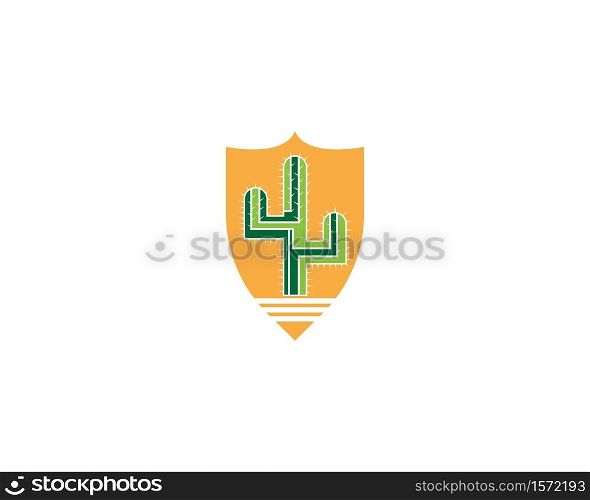 Cactus icon and symbol vector illustration