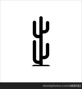 Cactus Icon, Cactus Plant Icon Vector Art Illustration