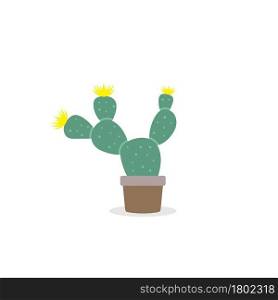 Cactus Icon design template vector illustration