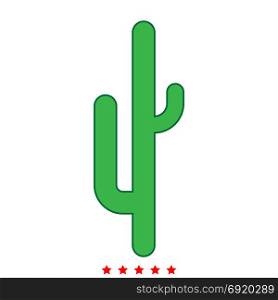 Cactus icon . Flat style. Cactus icon . It is flat style
