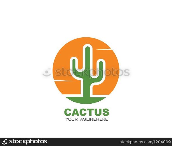 cactus icon vector illustration design template