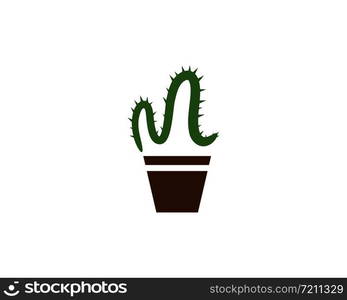 Cactus Logo template vector illustration