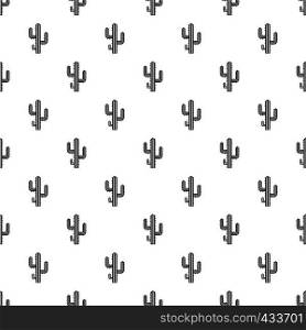 Cactus pattern seamless in simple style vector illustration. Cactus pattern vector
