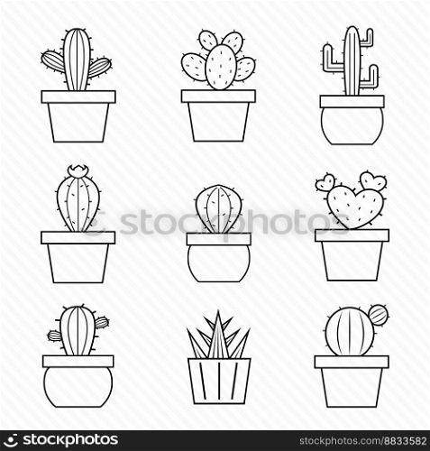 Cactus vector image