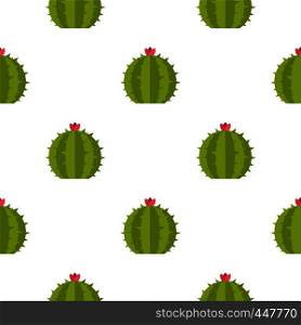 Cactus with flower pattern seamless for any design vector illustration. Cactus with flower pattern seamless