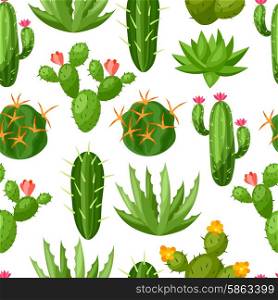 Cactuses and plants abstract natural seamless pattern. Cactuses and plants abstract natural seamless pattern.