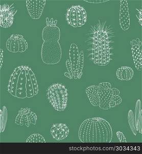 Cactuses seamless pattern, hand drawn vector illustration. outline sketch chalk style. Succulent collection. nature elements. for cards, posters, banners, invitations greeting cards prints. Cactuses seamless pattern, hand drawn vector illustration. outline sketch chalk style. Succulent collection.. Cactuses seamless pattern, hand drawn vector illustration. outline sketch chalk style. Succulent collection.