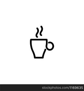 Cafe icon. Line design template