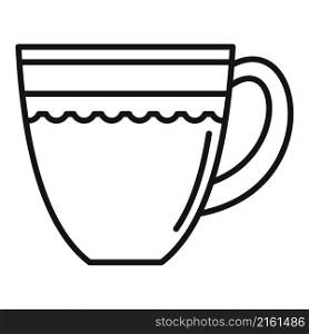 Cafe mug icon outline vector. Hot cup. Warm mug. Cafe mug icon outline vector. Hot cup