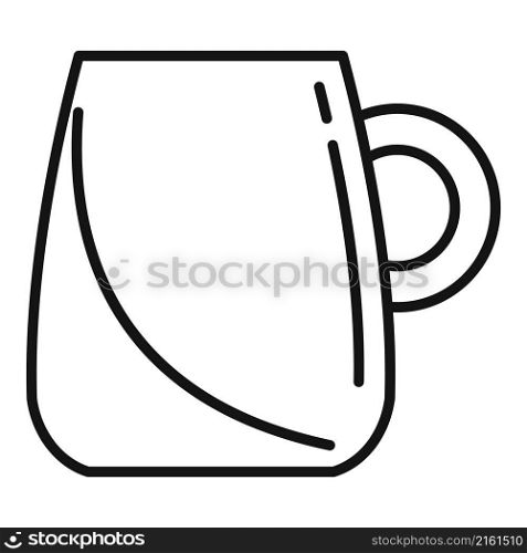 Cafeteria mug icon outline vector. Hot cup. Drink mug. Cafeteria mug icon outline vector. Hot cup