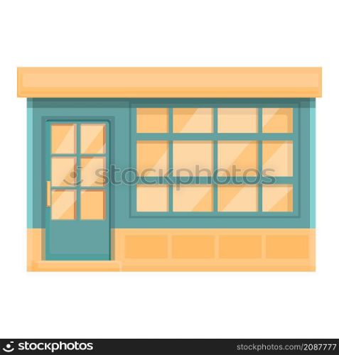 Cafeteria street shop icon cartoon vector. Drink cafe. Coffee store. Cafeteria street shop icon cartoon vector. Drink cafe