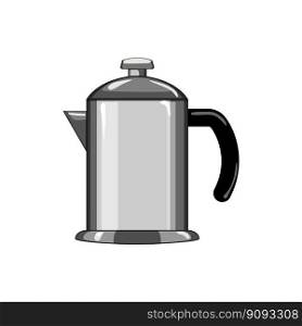caffeine percolator pot coffee cartoon. caffeine percolator pot coffee sign. isolated symbol vector illustration. caffeine percolator pot coffee cartoon vector illustration