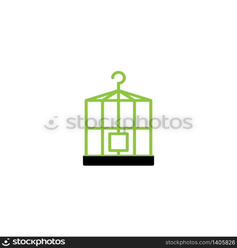 Cage icon, illustration design template