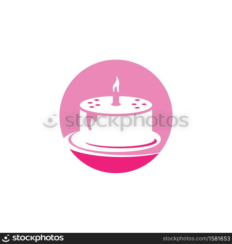Cake and bakery logo vector template