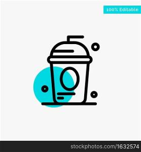 Cake, Cole, Drink, Holiday, Independence turquoise highlight circle point Vector icon