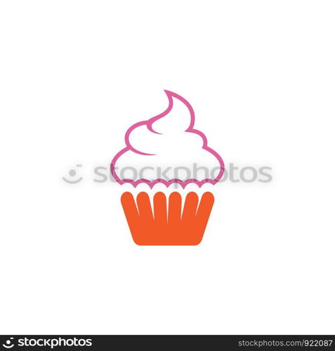 Cake sign icon vector illustration design template