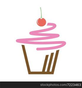 Cake vector logo template icon design