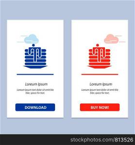 Cake, Wedding, Wedding Cake, Canada Blue and Red Download and Buy Now web Widget Card Template