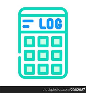 calculator gadget color icon vector. calculator gadget sign. isolated symbol illustration. calculator gadget color icon vector illustration