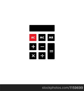 Calculator graphic design template vector isolated illustration. Calculator graphic design template vector isolated