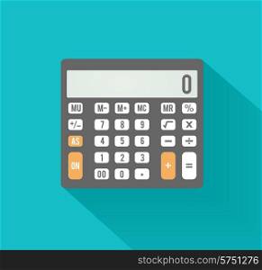 Calculator icon. Business concept with mathematics symbols