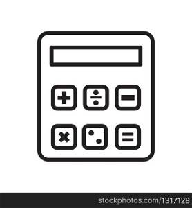 calculator icon collection, trendy style