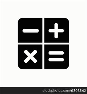 calculator icon design vector template