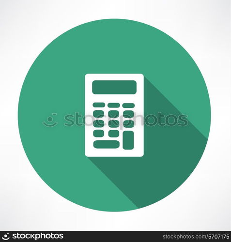 calculator icon. Flat modern style vector illustration