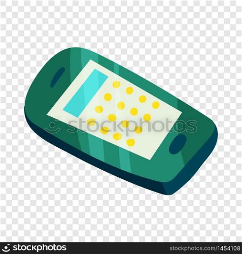 Calculator icon in cartoon style isolated on background for any web design. Calculator icon, cartoon style