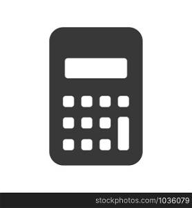 Calculator icon in simple vector format