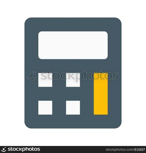 calculator, Icon on isolated background
