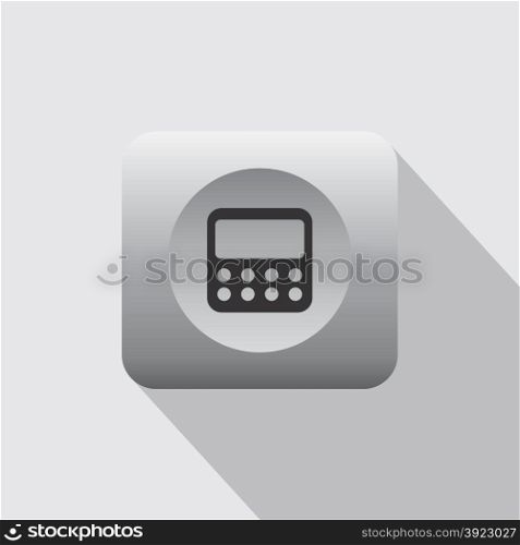 calculator icon theme vector art graphic illustration. calculator icon