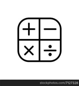 calculator icon trendy