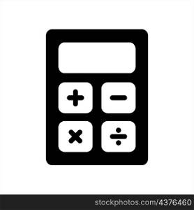 calculator icon vector glyph style