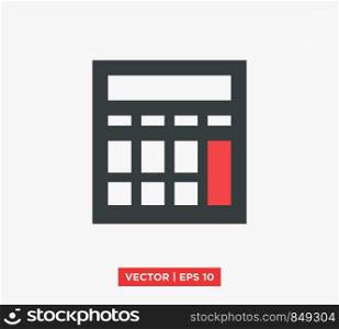 Calculator Icon Vector Illustration
