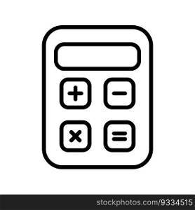 calculator icon vector illustration logo design
