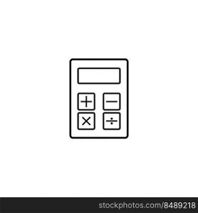 Calculator icon vector illustration simple design