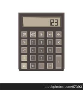 Calculator icon vector isolated button design sign illustration