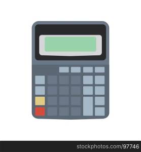 Calculator icon vector isolated design. Business button illustration sign mathematics display