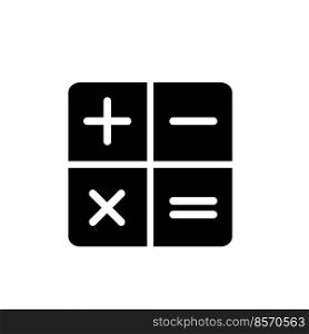 Calculator icon vector logo design template flat style illustration