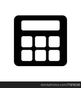 calculator icon vector logo template in trendy flat style