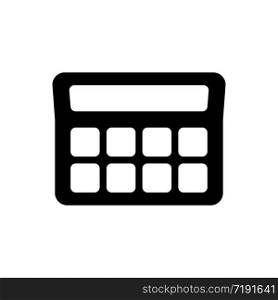 calculator icon vector logo template in trendy flat style