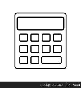 calculator icon vector template illustration logo design