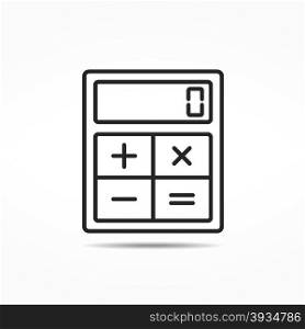 Calculator Line Icon