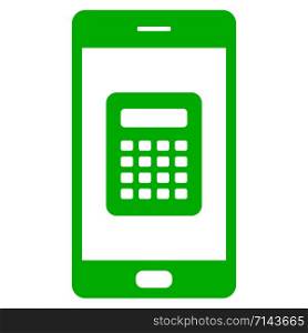 Calculatur and smartphone
